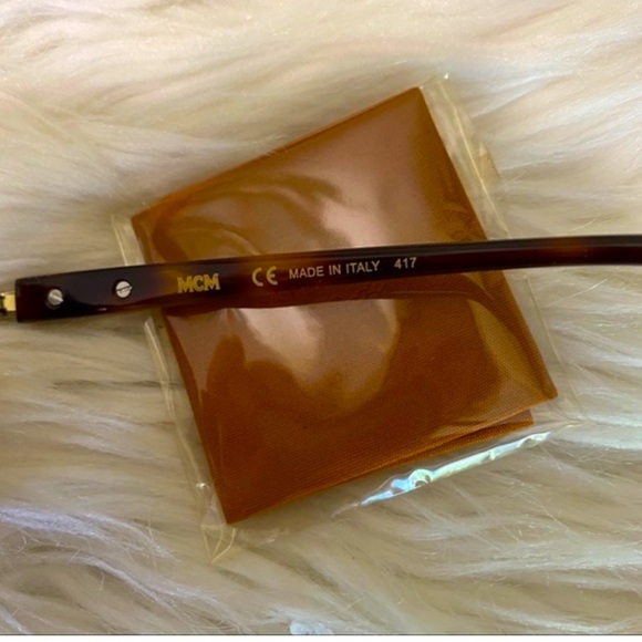Brand New MCM Unisex 57mm Cat Eye Sunglasses with MCM Cloth and Care Booklet - Picture 6 of 11